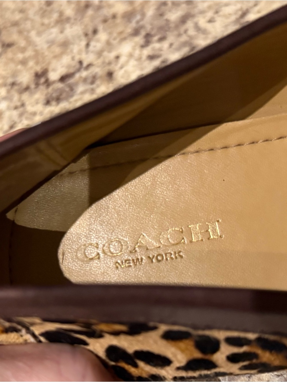 Coach Leopard-Print Loafers in Brown & Black - Picture 9 of 10